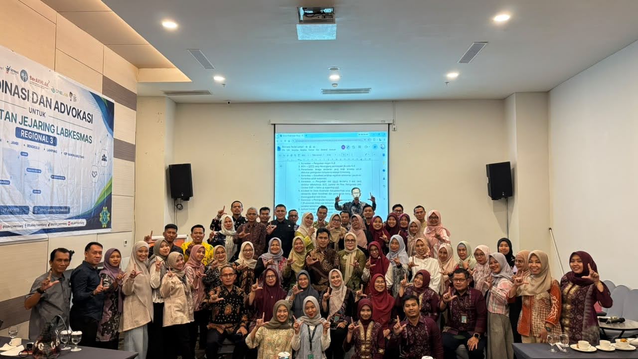 BBLKM Palembang Gelar Koordinasi dan Advokasi Penguatan Jejaring Labkesmas Tingkat 2 dan 3 Regional 3